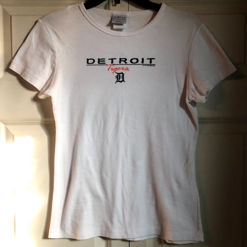 Detroit Tigers White Tee Shirt